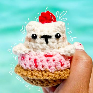 Bär in Tarte Amigurumi PDF anleitung Schritt für Schritt (1)