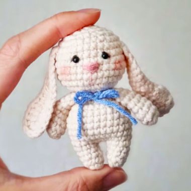 Daisy das weiße Hase Häkelanleitung für Anfänger (1)