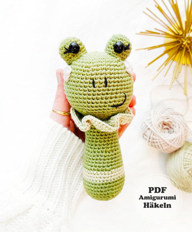 Eine Rassel-Frosch Amigurumi Anleitung PDF Kostenlos (2)