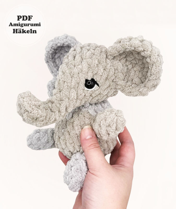 Elefant Amigurumi Für Anfänger Schritt für Schritt (2)