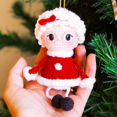 Frau Weihnachtsmann Puppe Amigurumi Anleitung Kostenlos (1)