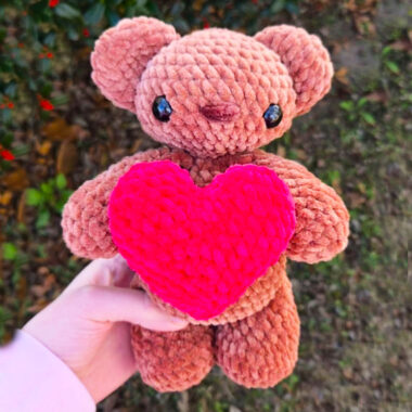 Harold der Herz-Bär Amigurumi Anleitung (1)
