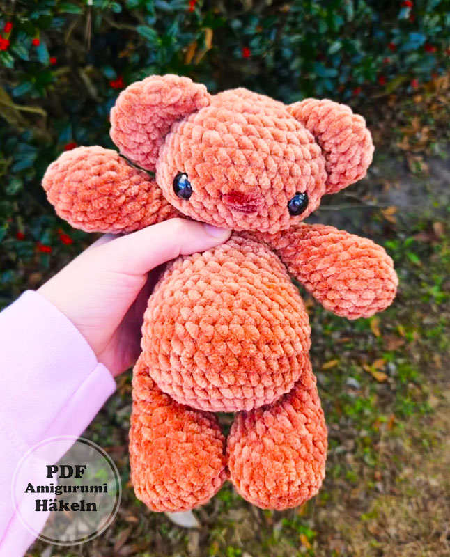 Harold der Herz-Bär Amigurumi Anleitung (3)