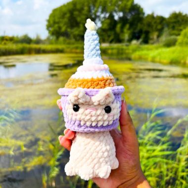 Katzen Kuchen Amigurumi Anleitung PDF Kostenlos (1)