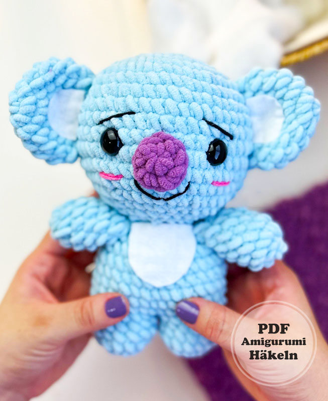 Kaya Baby Koala Amigurumi Anleitung Schritt für Schritt (3)