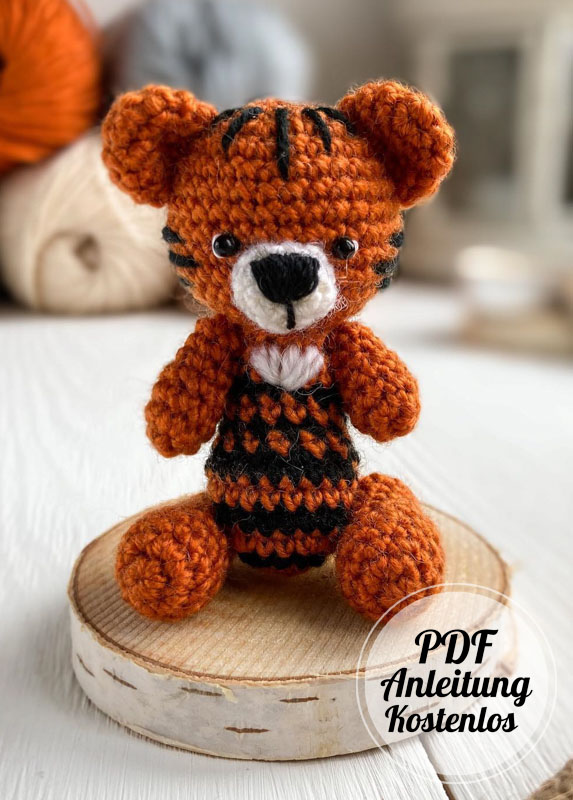 Kleiner Thomas Tiger Amigurumi PDF Anleitung Kostenlos (1)