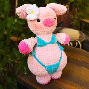 Kleines Schweinchen für den Sommer Häkelanleitung (1)