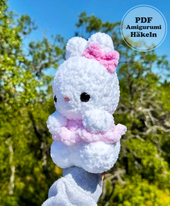 Lolly der Hase mit Schleife PDF Häkelanleitung (2)