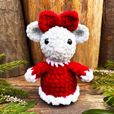 Melody die Weihnachtsmaus Häkeln PDF Anleitung (1)