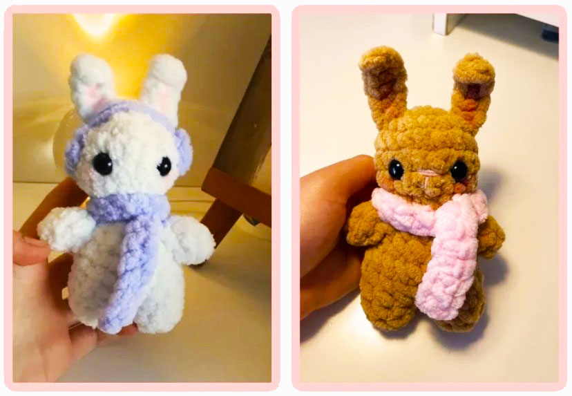 Mini Hase in 1 Stunde Häkeln Kostenlos Anleitung (1)