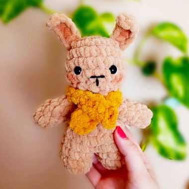 Mini Hase in 1 Stunde Häkeln Kostenlos Anleitung (2)