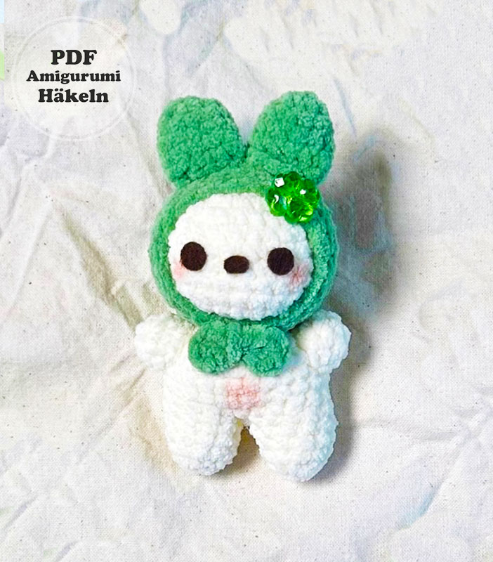 Molly mit Hasenkapuze Amigurumi Puppe Anleitung (2)