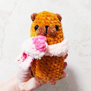 Mondy der Welpe mit Schal Amigurumi PDF Anleitung (1)