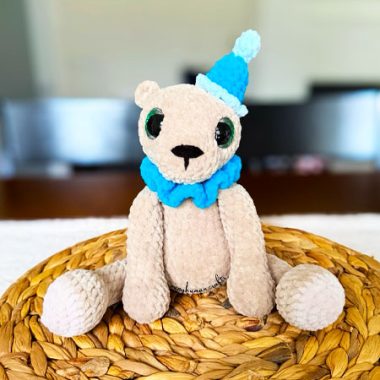 Party Bär Amigurumi Anleitung Schritt für Schritt (1)