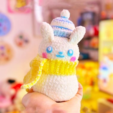 Pikachu Schneemann Häkeln Schritt für Schritt (2)