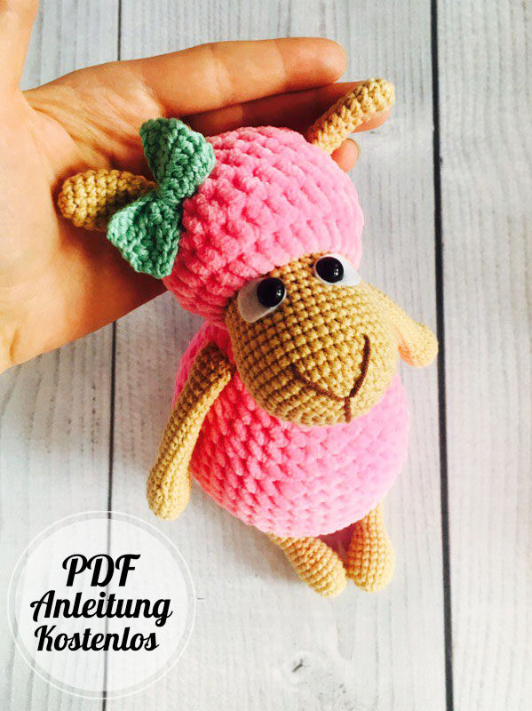 Plüsch Schaf Amigurumi Häkeln Anleitung PDF Kostenlos (2)