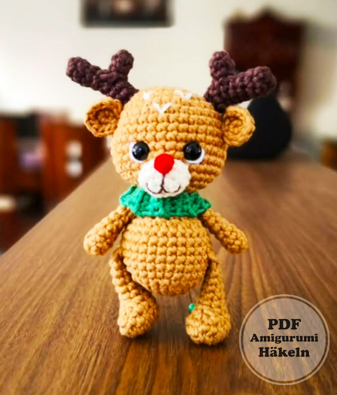 Rodolfito das lächelnde Rentier Häkeln PDF Anleitung (2)