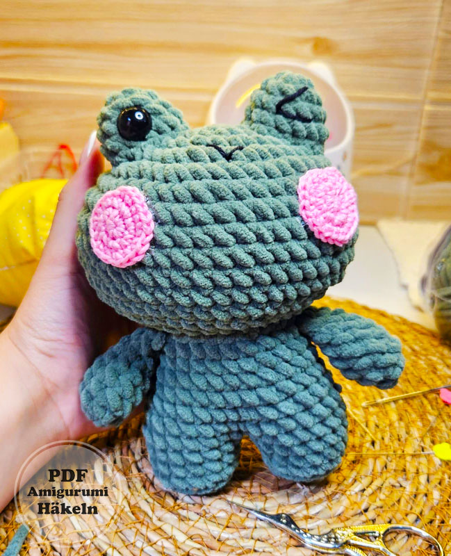 Sapinho der Frosch Häkeln Anleitung Schritt für Schritt (2)