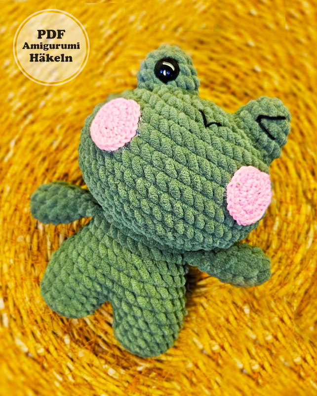 Sapinho der Frosch Häkeln Anleitung Schritt für Schritt (3)