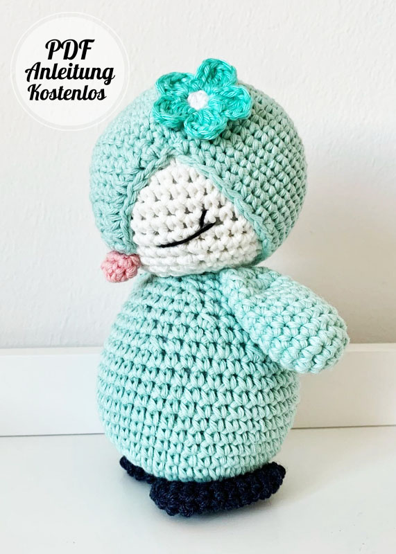 Schöner Pinguin Amigurumi Häkeln Anleitung PDF Kostenlos (3)