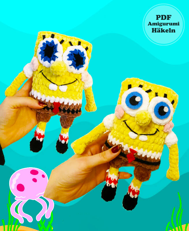 SpongeBob Schwammkopf Häkelanleitung (1)