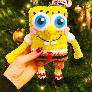 SpongeBob Schwammkopf Häkelanleitung (3)