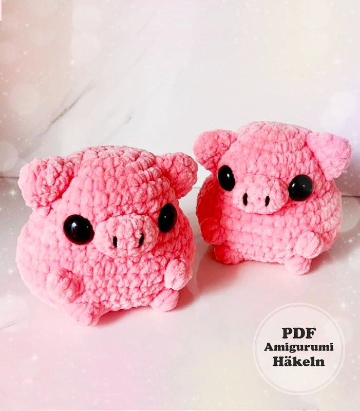 Weiches Schweinchen Häkeln Schritt für Schritt Anleitung (2)