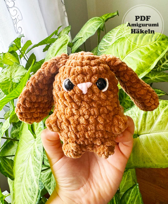 Weiße Hase für Anfänger Amigurumi PDF Anleitung (2)