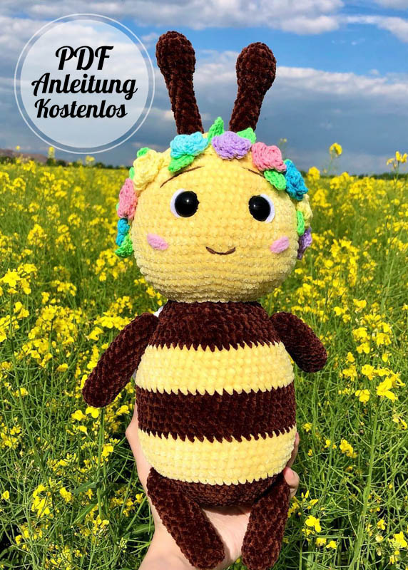 Flora die Biene Amigurumi PDF Anleitung Kostenlos (2)