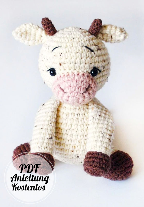 Kleiner Stier PDF Amigurumi Anleitung Kostenlos (4)