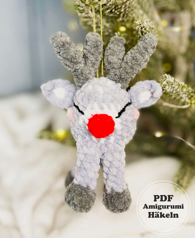 Ruddy Rentier für Weihnachten Häkeln PDF Anleitung (3)