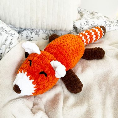 Schlafender Fuchs Fuzzy PDF Amigurumi Anleitung (1)