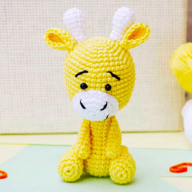 Amigurumi Schlüsselanhänger Giraffe PDF Anleitung Kostenlos (1)