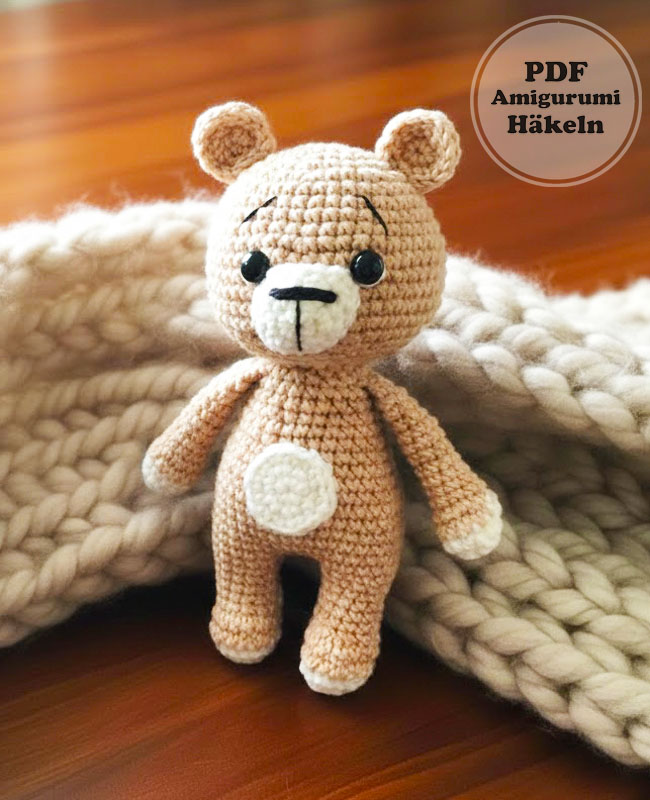 Amigurumi Teddybär Jefrey PDF Anleitung Kostenlos (3)