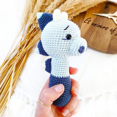 Baby Rassel Drache Häkeln für Anfänger PDF Anleitung (1)