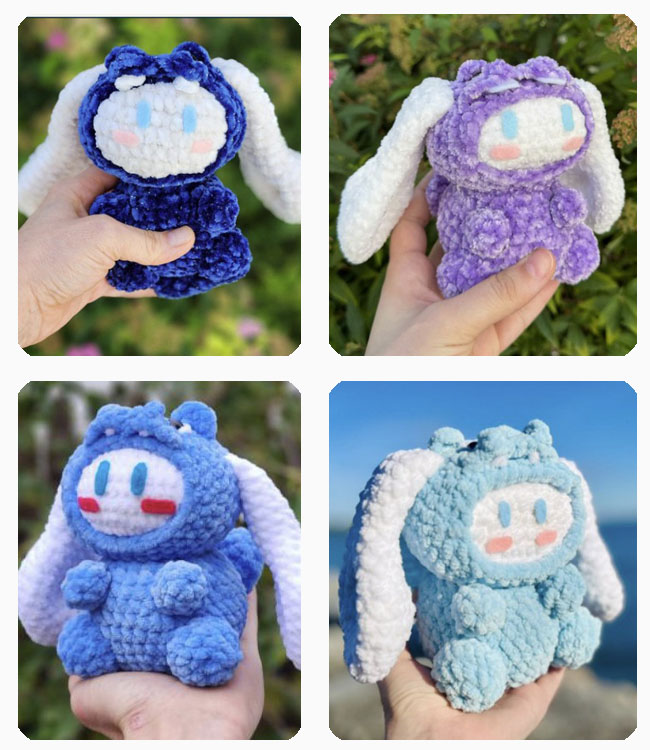 Hase im Robbenkostüm Amigurumi Anleitung