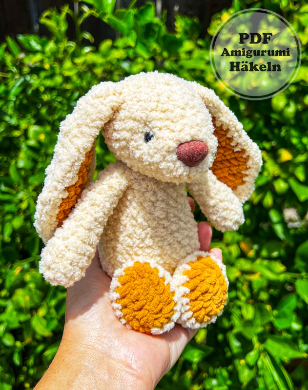Knoly das Plüschhäschen Amigurumi Anleitung (3)