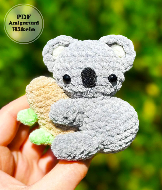 Koala umarmt einen Baum Amigurumi PDF Anleitung (3)