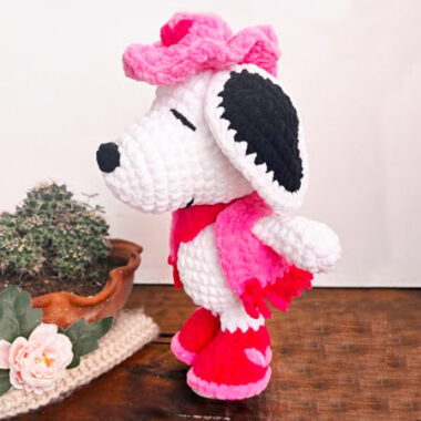 Kokette Cowboy Snoopy Amigurumi Anleitung Kostenlos (1)