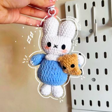Miffy und kleiner Teddy Schritt für Schritt häkeln (1)