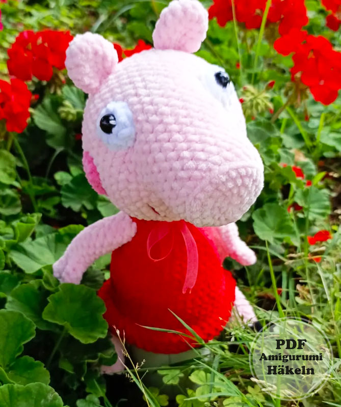 Plüsch Peppa Wutz PDF Amigurumi Anleitung Kostenlos (2)