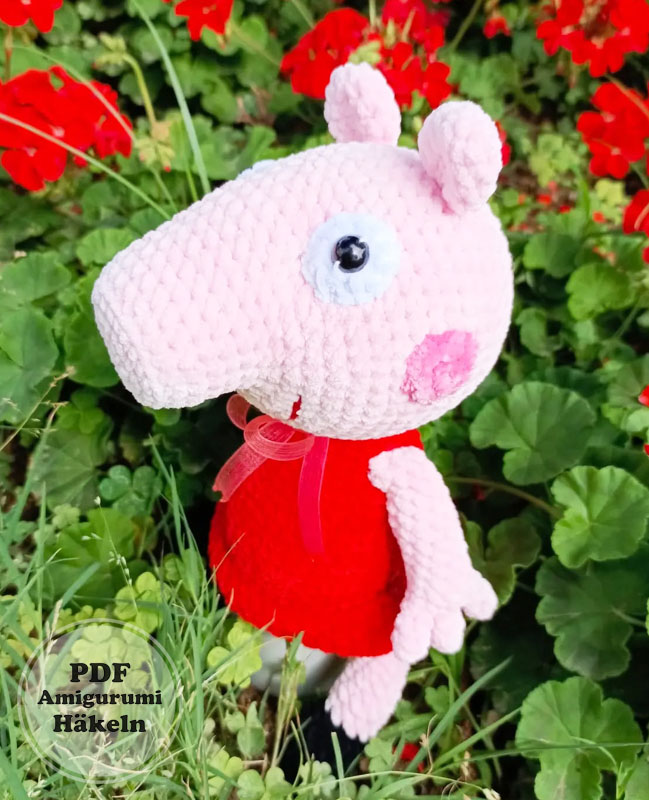 Plüsch Peppa Wutz PDF Amigurumi Anleitung Kostenlos (3)