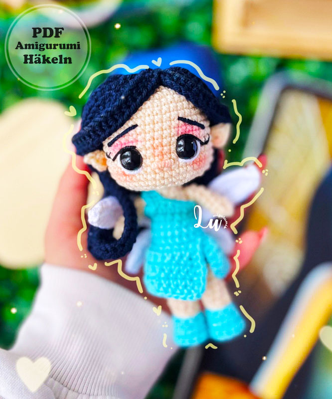 Silberhauch Tinkerbell Puppe PDF Amigurumi Anleitung (3)