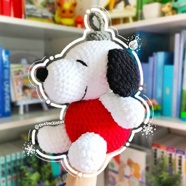 Snoopy Weihnachtsornamente Häkeln Anleitung Kostenlos (1)
