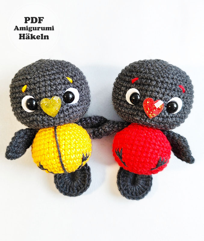 Vögelchen Amigurumi PDF Anleitung Kostenlos (3)
