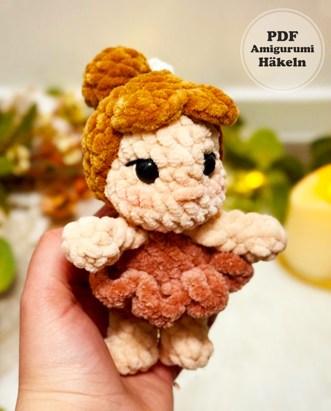 Amelie das Blumenmädchen Häkelanleitung (3)
