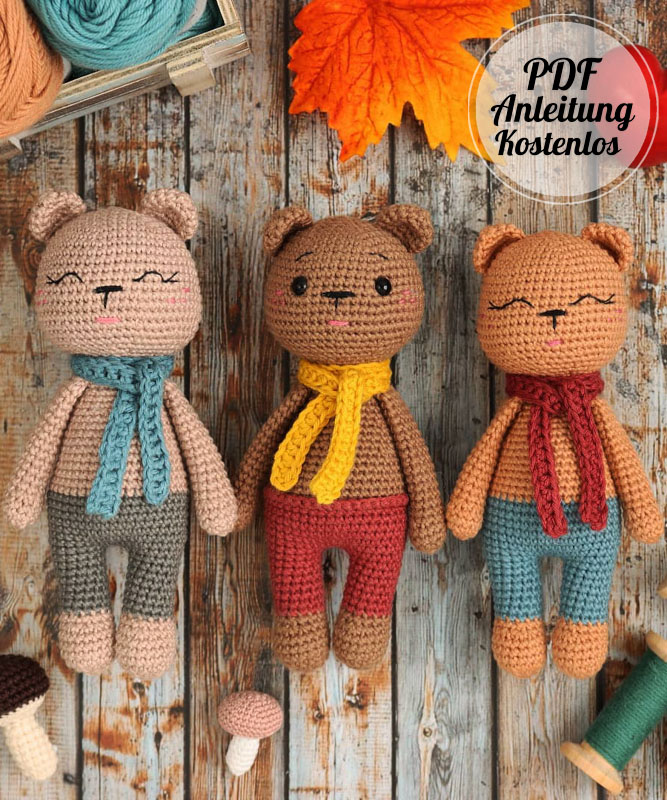 Amigurumi Cozy Bär häkeln PDF Anleitung Kostenlos (2)