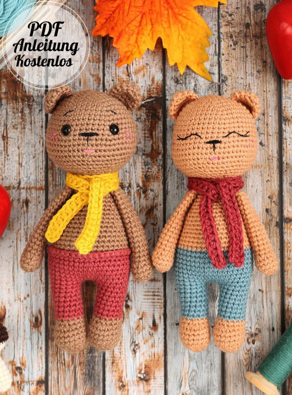 Amigurumi Cozy Bär häkeln PDF Anleitung Kostenlos (4)