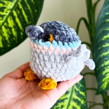 Barry die Pummelige Taube Amigurumi Anleitung (2)
