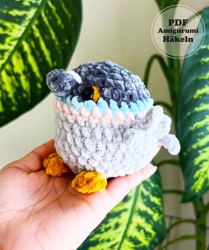 Barry die Pummelige Taube Amigurumi Anleitung (3)